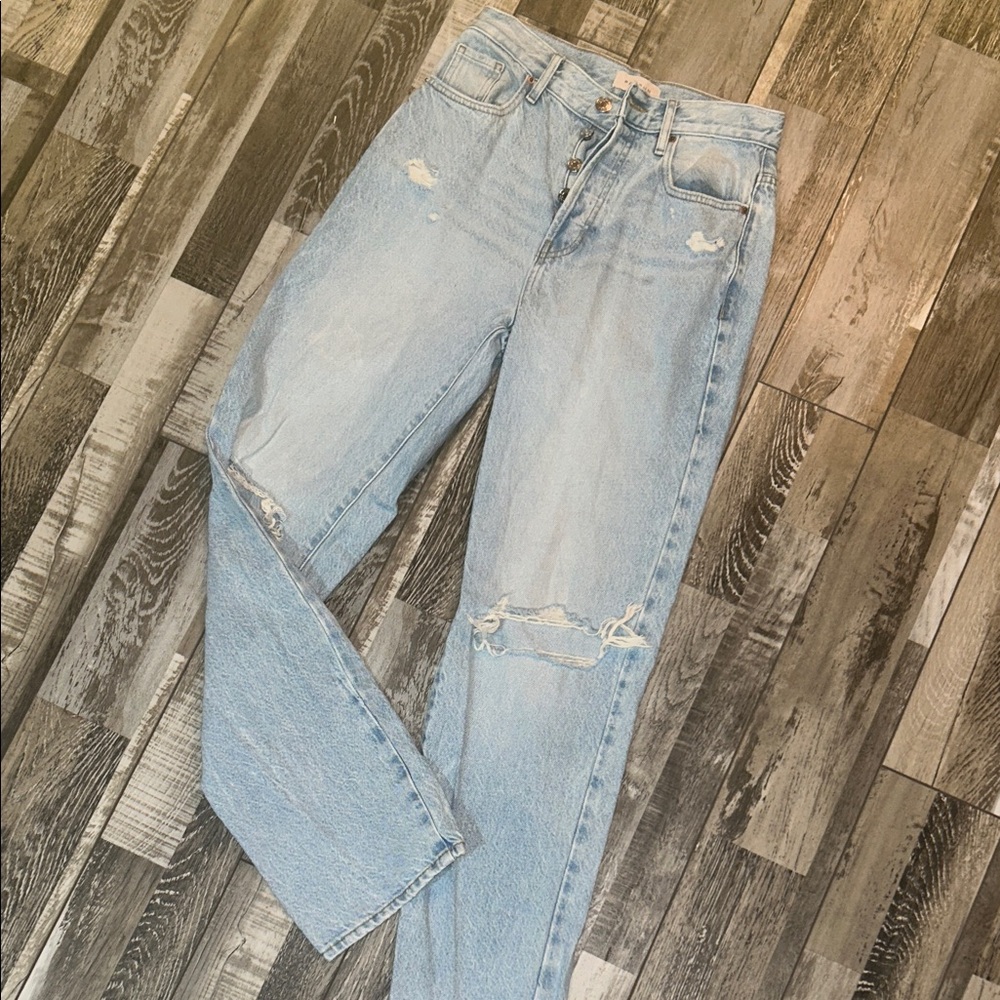 Pacific Sunwear Light Blue Boyfriend Jeans